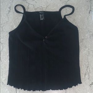 black forever 21 tank top